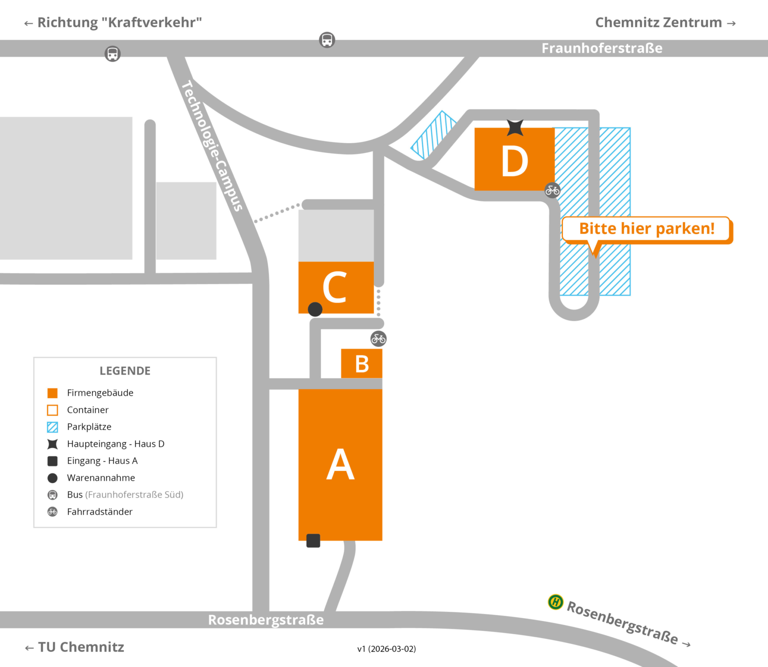 Anfahrt zur 3D-Micromac AG
