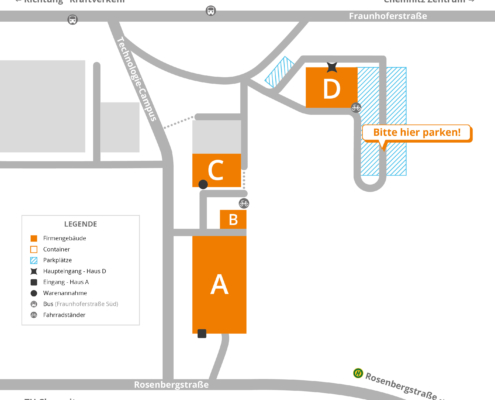 Anfahrt zur 3D-Micromac AG